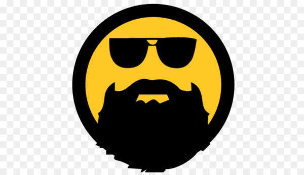 Смайлик с бородой