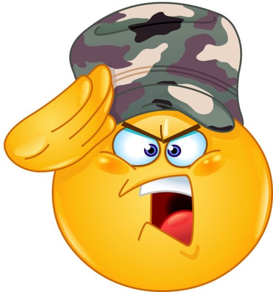 Смайлик солдат