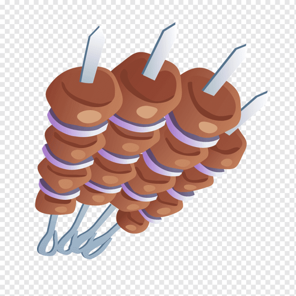 Шашлык нарисованный