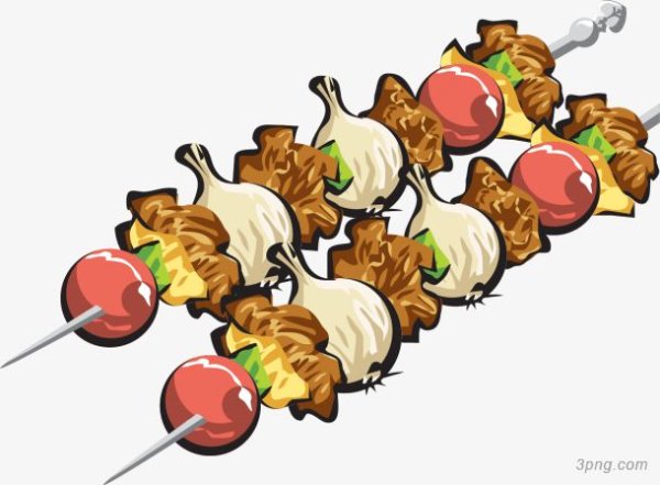 Нарисованный гриль