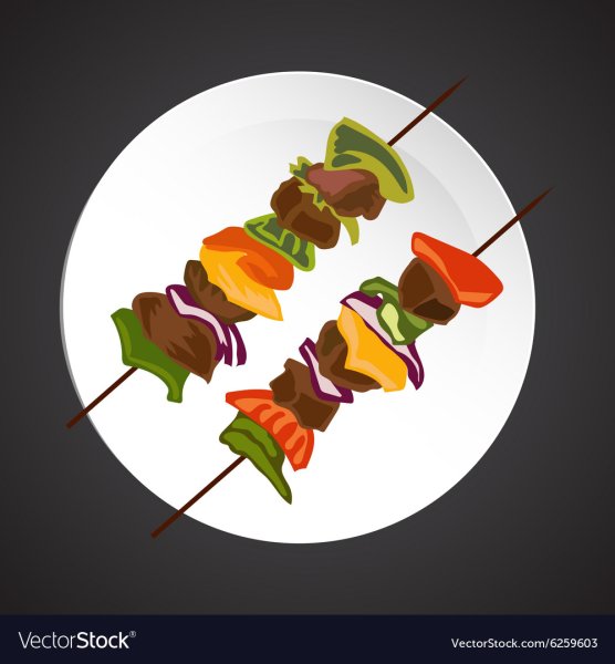Векторный шашлык