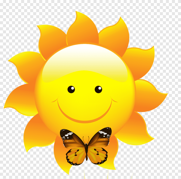 Солнышко улыбается