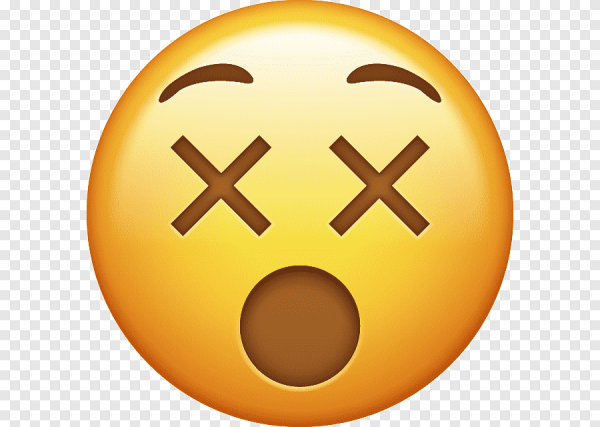 Смайлик с глазами крестиками