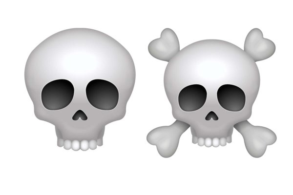 Emoji череп