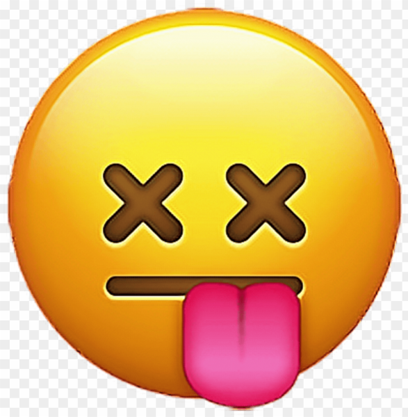 Смайлик с глазами крестиками