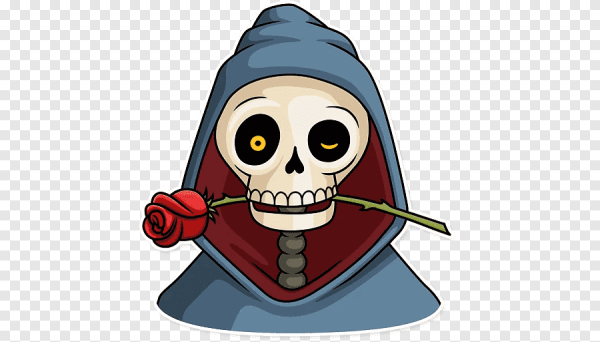 Стикеры дружелюбная смерть