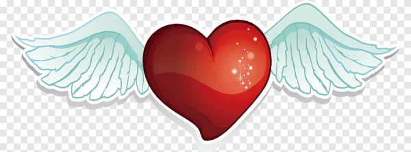 Сердце с крылышками