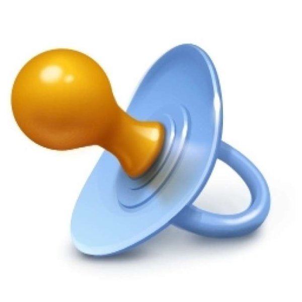 Пустышка на прозрачном фоне