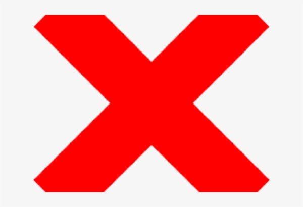 Эмодзи красный крест