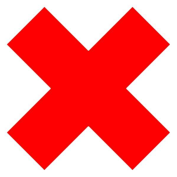 Красный крестик на интернете