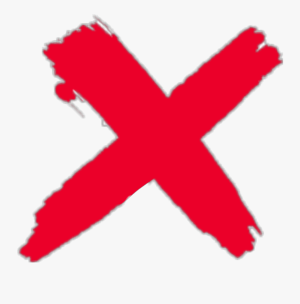 Красный крестик