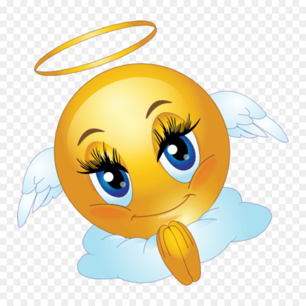 Смайлик ангелочка