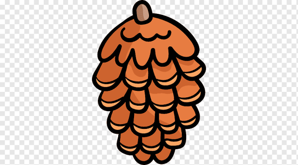 Шишка мультяшный