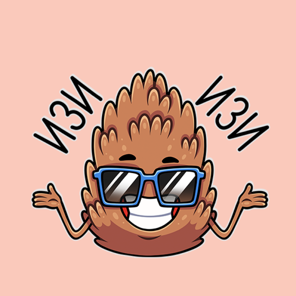 Стикеры ВК шишка