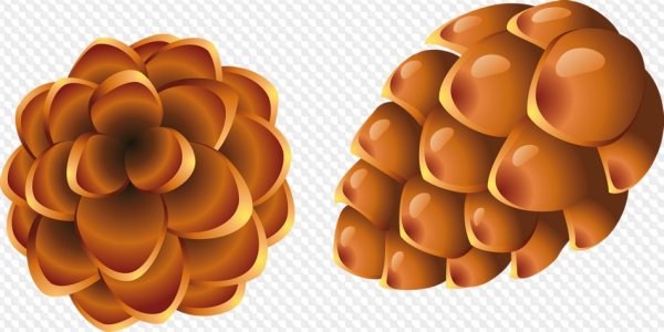 Шишки мультяшные