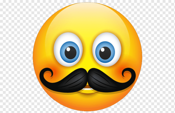 Смайлик с усами