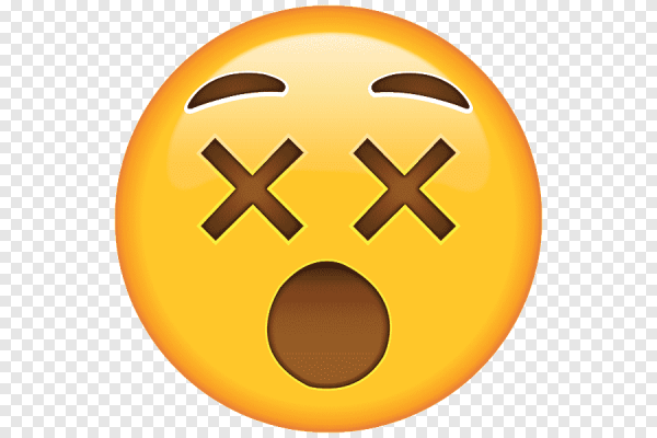 Смайлик с глазами крестиками