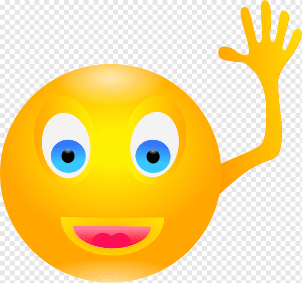 Смайл машет рукой