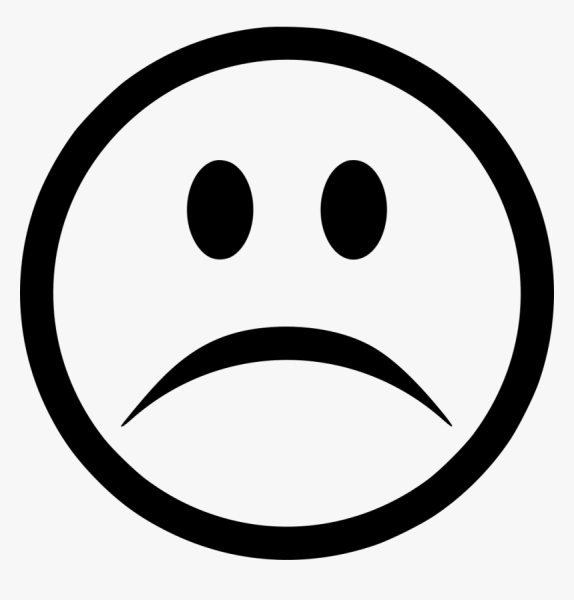 Грустный смайлик