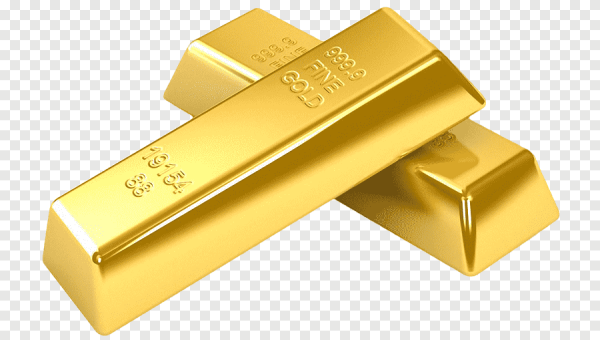 Три слитка золота
