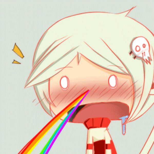 Анимешная кровь из носа