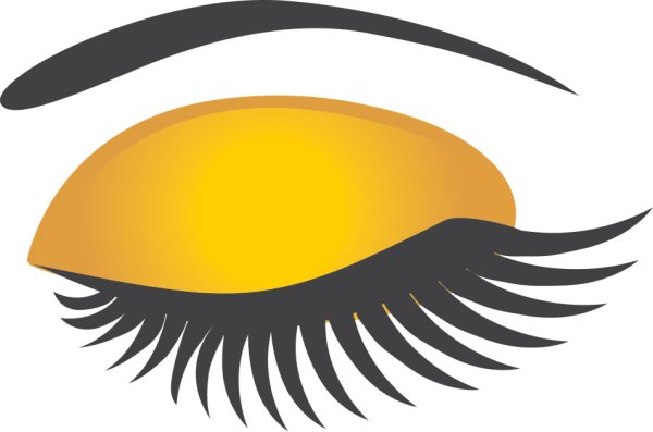 Смайл с ресницами