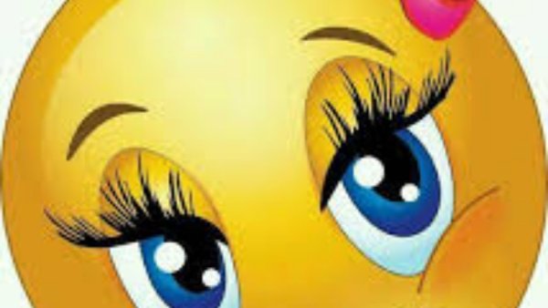 Смайлик строит глазки