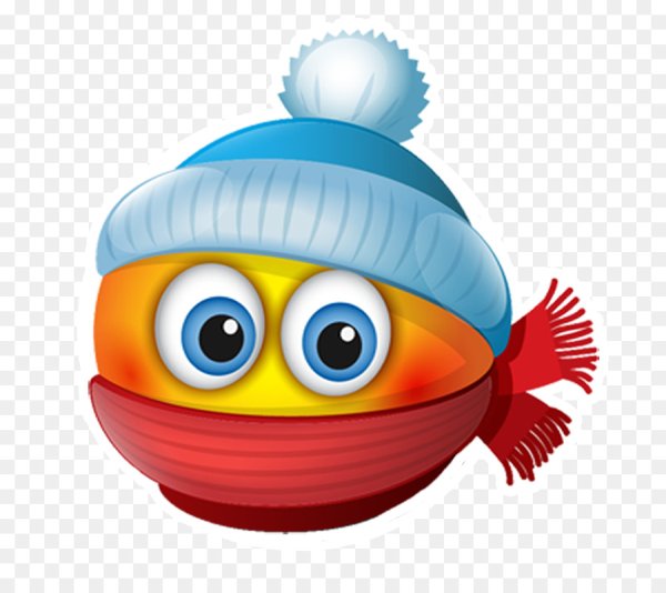 Смайлик холодно