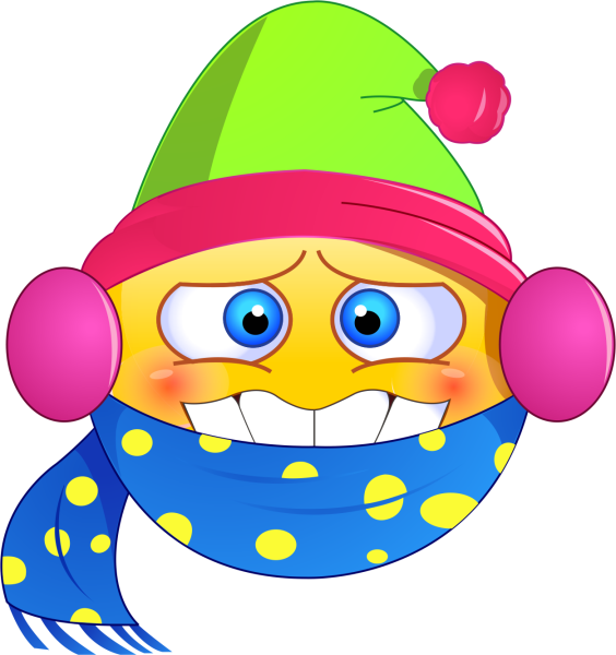 Смайлик замерз