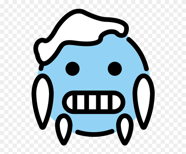 Эмодзи холодно