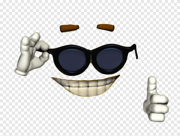 3д Смайл в очках