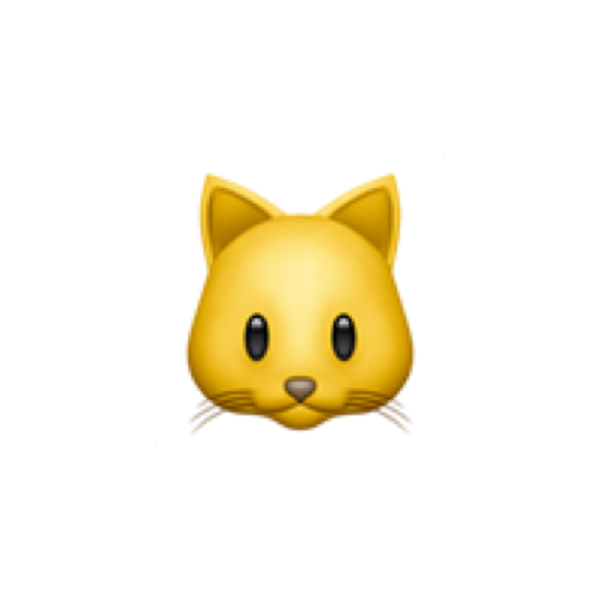 Кошка смайлик айфон