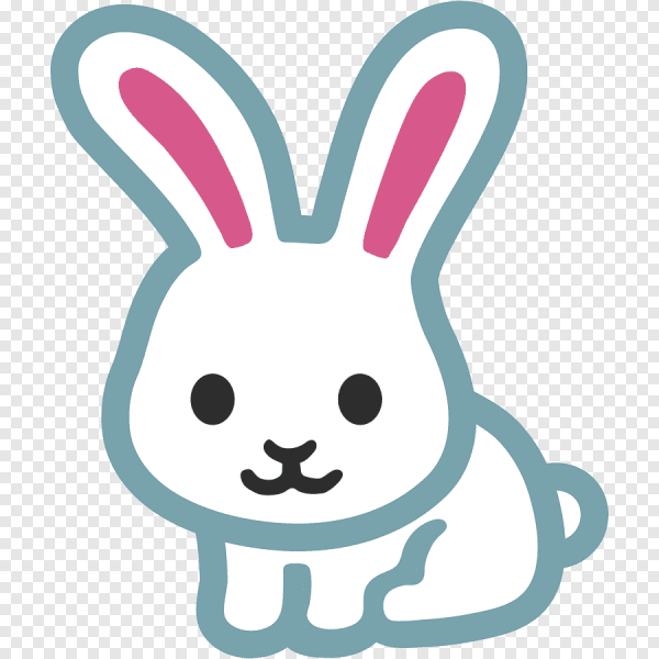 Эмодзи зайчик