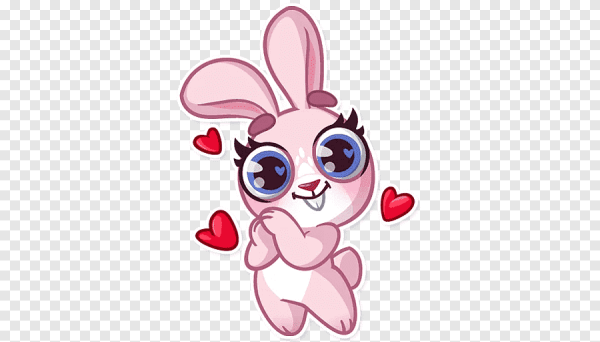 Стикеры зайчики