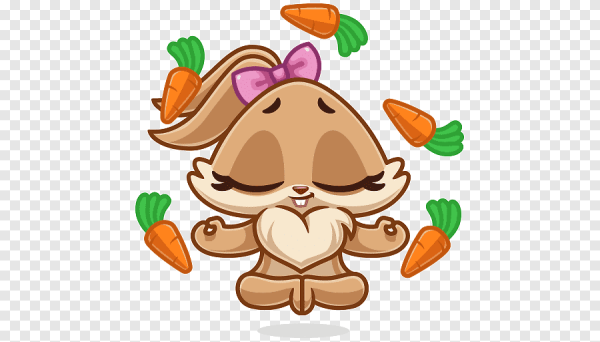 Стикеры зайчики