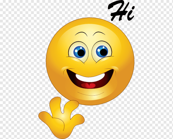 Счастливый смайлик на прозрачном фоне