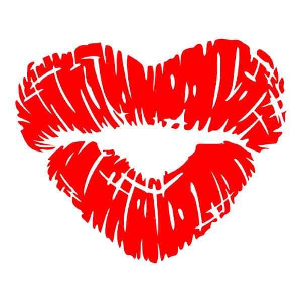 Губы в форме сердца