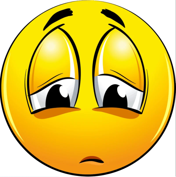 Грустный и веселый смайлик