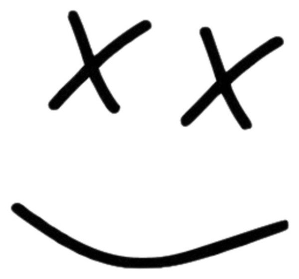 Тату Луи Томлинсона смайлик