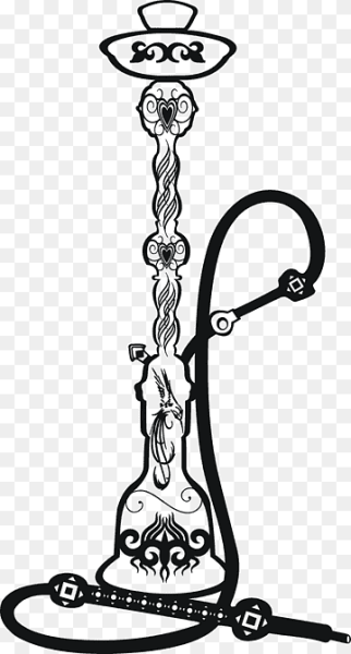 Кальян рисунок без фона