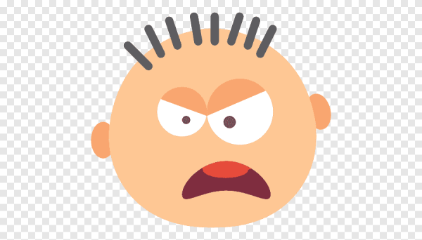 Смайлик орущей головы