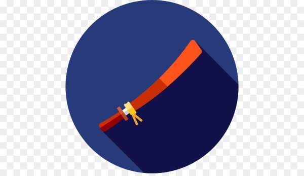 Пиктограмма меч самурайский