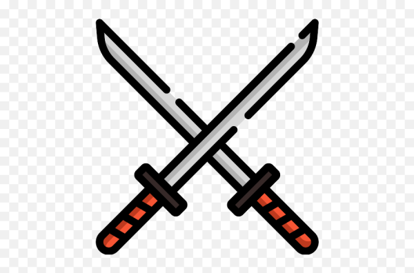 Значок катаны