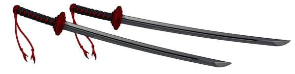 Значок катаны