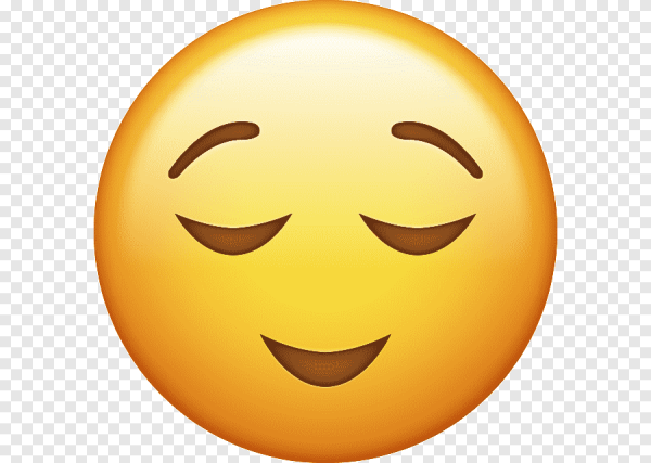 Смайлик с закрытыми глазами