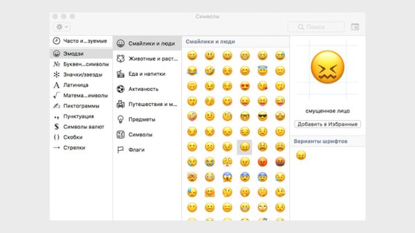 Символы при переписке
