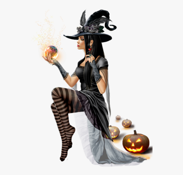 Ведьма на Хэллоуин