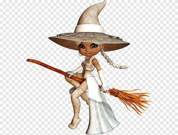 Ведьмочки на прозрачном фоне