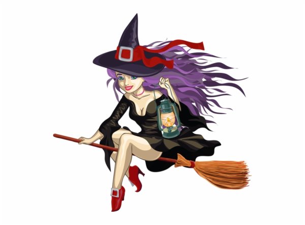 Ведьма на метле мультфильм