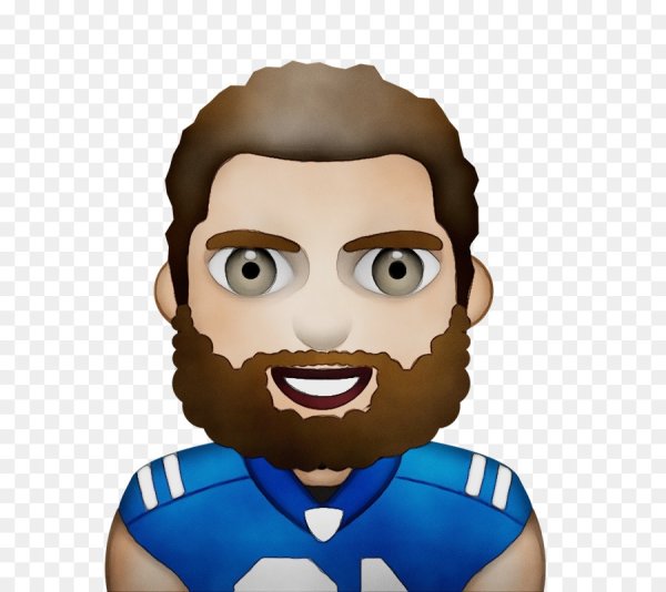 Борода стикер